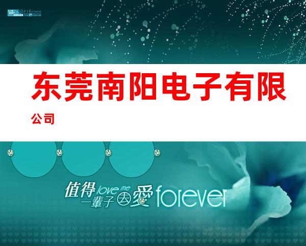 东莞南阳电子有限公司