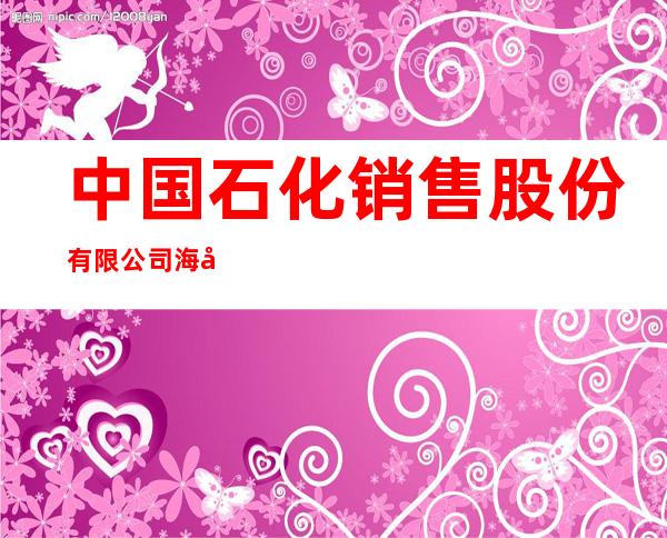 中国石化销售股份有限公司海南文昌供气站